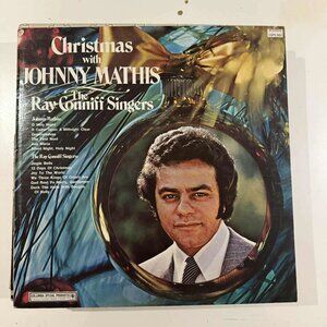 Johnny Mathis - The Ray Conniff Singers – Christmas Vintage 33rpm VG+ AJ32